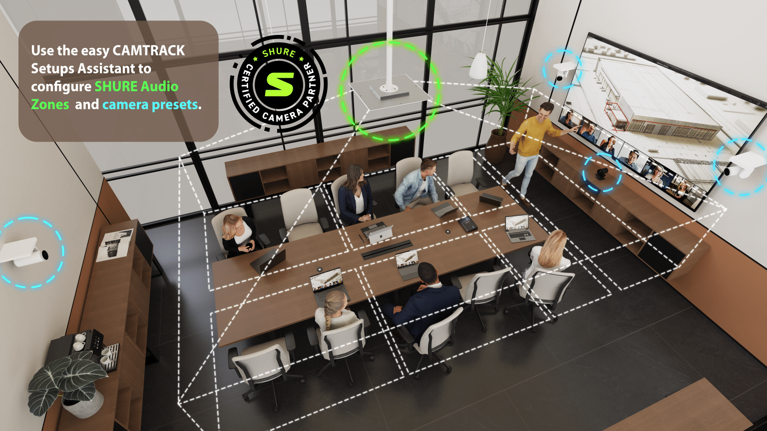 Inogeni Camera Mixer paired with Shure IntelliMix